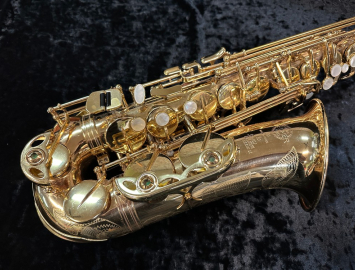 Photo Selmer Paris Super Action 80 Series II Alto Saxophone in Gold Lacquer, Serial #505528